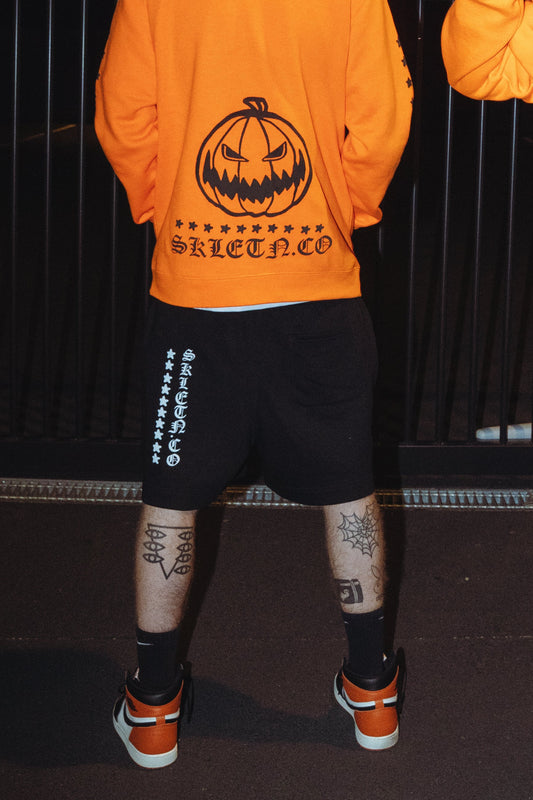 SKLETN BOX SHORTS (BLACK)